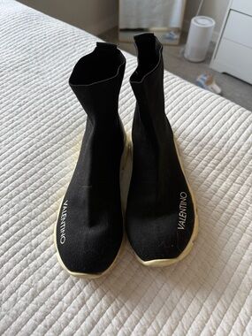 Valentino Black Sock Sneaker